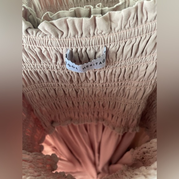 Legoe Heritage Shirred Maternity Dress - Picture 5 of 9